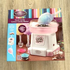 New Nostalgia Electrics Hard Candy Cotton Candy Maker Machine